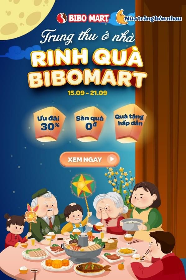 Chương trình Trung thu “Mùa Trăng Bên Nhau” tại Bibo Mart