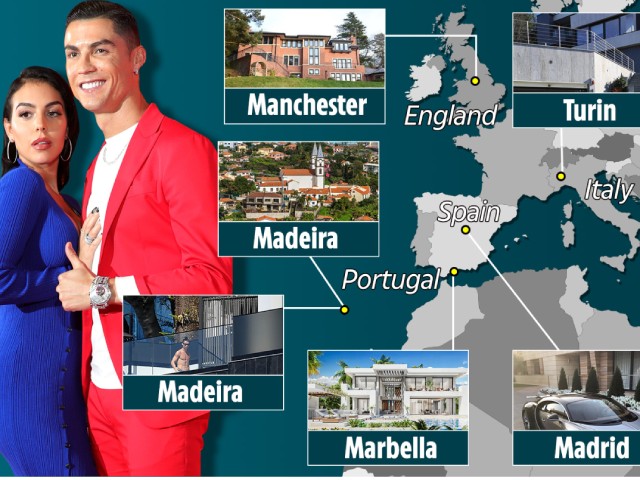 Bóng đá - Ronaldo siêu giàu có 1 tỷ USD, về MU chưa bỏ "thú vui" săn biệt thự sang