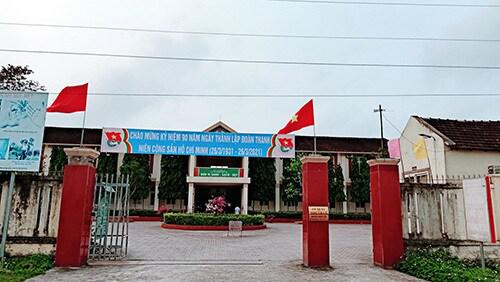 Trung tâm y tế huyện Nghi Lộc nơi anh N làm việc và được phát hiện tử vong.