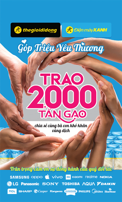 Chương trình thiện nguyện thiết thực với 2000 tấn gạo giúp đỡ kịp thời người dân miền Nam