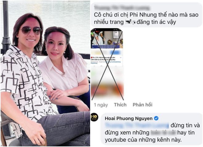 Ông xã Việt Hương bức xúc vì những tin đồn thất thiệt về ca sĩ Phi Nhung&nbsp;