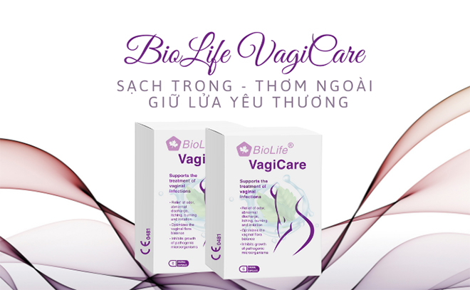 BioLife VagiCare giúp hỗ trợ điều trị viêm nhiễm theo cơ chế phục hồi sinh lý tự nhiên