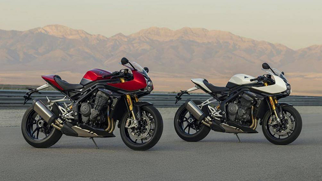 Triumph Speed Triple 1200 RR có 5 chế độ lái Road, Rain, Sport, Rider Configurable và Track, khối lượng xe ở mức 199 kg
