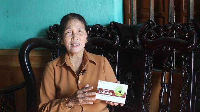 Bà Thoa tin tưởng rằng sản phẩm tốt thế này sẽ còn giúp được cho nhiều người thoát nỗi khổ vì trào ngược và đau dạ dày như bà.