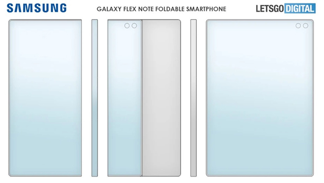 Bằng sáng chế Galaxy Note màn hình gập.