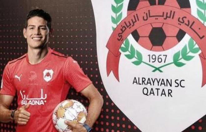 James Rodriguez ra mắt CLB Al-Rayyan