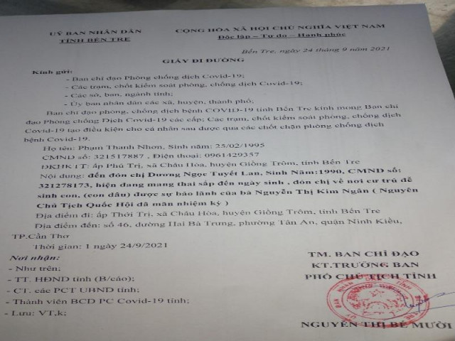 Pháp luật - Thanh niên dùng giấy đi đường giả "đón con dâu nguyên Chủ tịch Quốc hội"