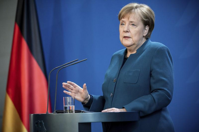 Nữ&nbsp;Thủ tướng Angela Merkel. Ảnh:&nbsp;Michael Kappeler/POOL/AP