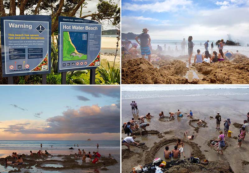 Bãi biển kỳ lạ nơi du khách có thể đào hố ngâm nước nóng ngay trên bờ biển - 5