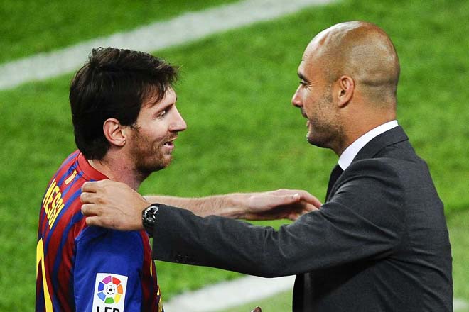 Lần đầu tiên Messi đối đầu Pep trong màu áo một CLB khác Barca