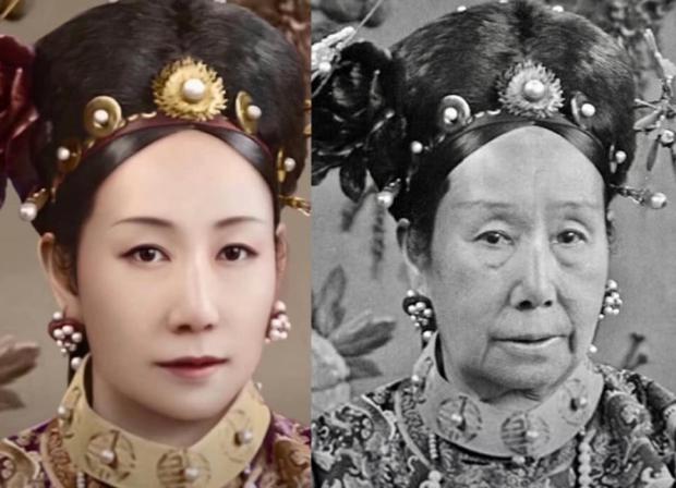 Hình ảnh khác không kém phần mỹ lệ của Từ Hy Thái hậu được làm bằng phần mềm photoshop.