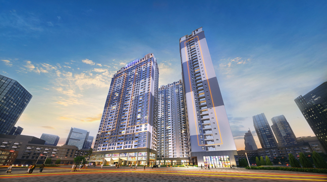 Phối cảnh dự án C-Sky View.