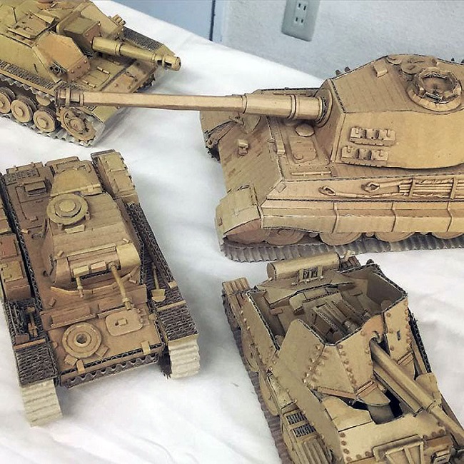 Mô hình giấy Xe tăng quân sự KV1 Heavy Tank  World of Tanks  Mô hình giấy