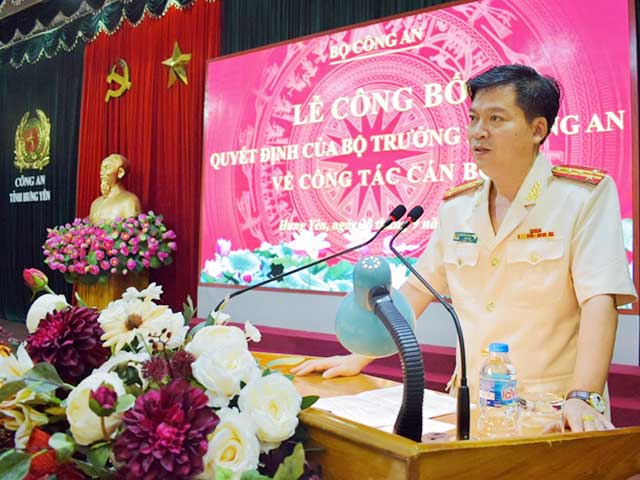 Tin tức trong ngày - Giám đốc Công an tỉnh Thái Bình được điều động làm Giám đốc Công an tỉnh Hưng Yên