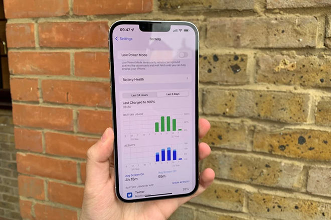 “Sốc” với tuổi thọ pin thực tế iPhone 13 Pro Max - 2