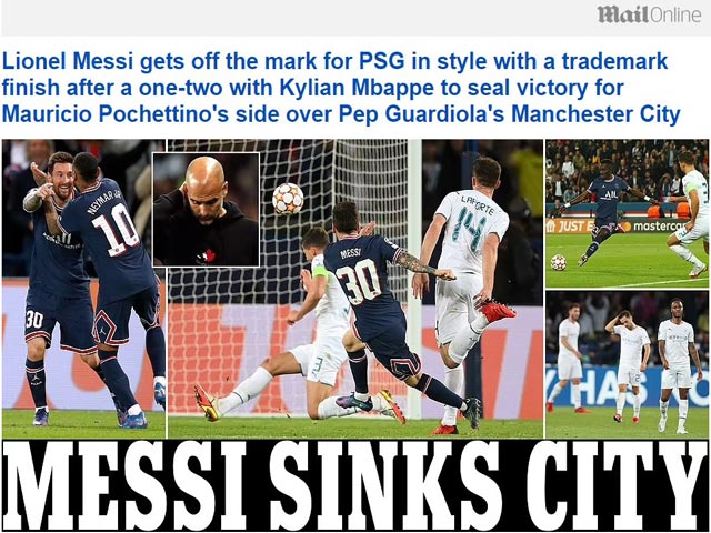 Bóng đá - Messi nhấn chìm Man City: Báo chí Pháp "ngả mũ", chê đối thủ kém duyên