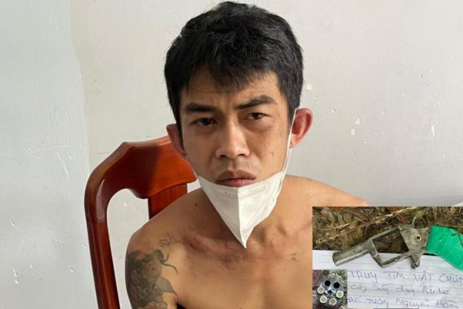 Hiếu bị bắt sau nhiều tháng bị truy nã. Ảnh: CACC