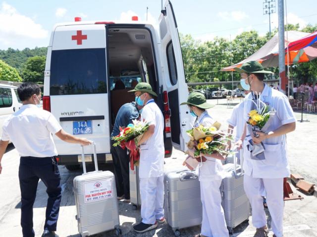 Sức khỏe đời sống - Quảng Ninh tiếp tục chi viện cho TP.HCM chống dịch COVID-19