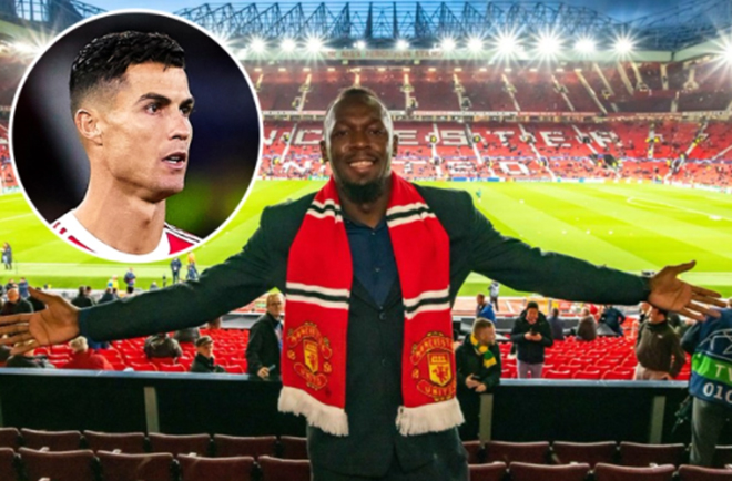 Usain Bolt phát cuồng vì Ronaldo, cảm ơn Sir Alex Ferguson - 1