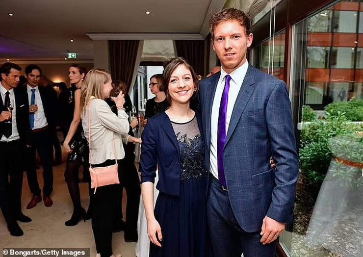 Nagelsman và vợ cũ chung sống với nhau 15 năm