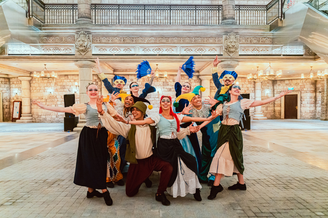 Show diễn “Trận chiến ở Vương quốc Mặt trăng” tại Sun World Ba Na Hills