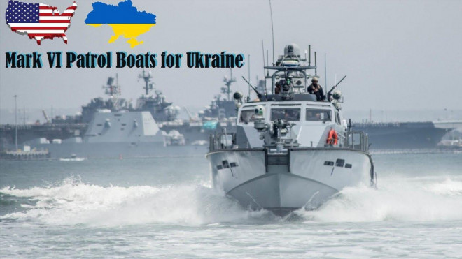 Hải quân Ukraine cũng nhận được từ Mỹ 18 tàu tuần tra ven biển và ven sông cỡ nhỏ; một số tàu phòng thủ bờ biển không người lái để bảo vệ các cảng và vùng biển Ukraine trên Biển Đen trước sự xâm nhập của bình sĩ Nga.