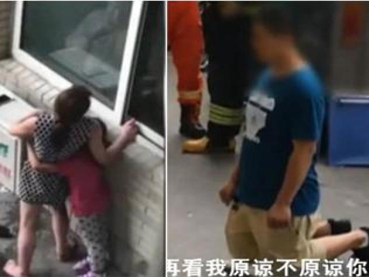 Bạn trẻ - Cuộc sống - Chồng ngang nhiên sống với bồ ở căn hộ khác, vợ ôm con gái nhỏ trèo ra cửa sổ để tự tử