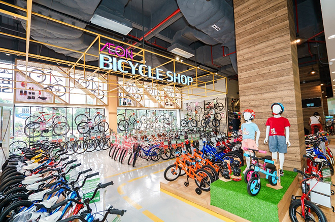 Cửa hàng AEON Bicycle Bình Tân sau khi cải tạo và nâng cấp