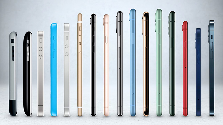 Các thế hệ iPhone.