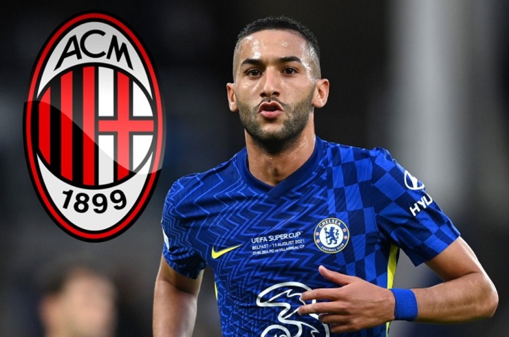 Ziyech chật vật tìm chỗ đứng trong đội hình của Chelsea