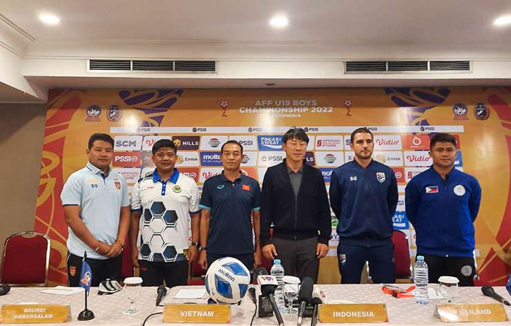 Buổi họp báo trước vòng bảng giải U19 Đông Nam Á 2022