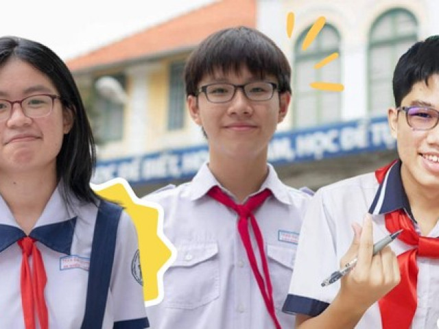 Bạn trẻ - Cuộc sống - 3 gương mặt thủ khoa thi vào lớp 10 tại TP.HCM: "In tư" quá xịn khiến ai cũng trầm trồ