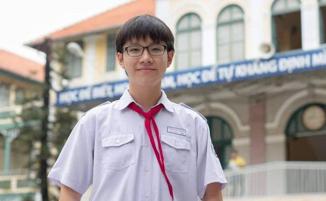 Dương Kiến Khải sẽ theo học tại trường Phổ thông Năng khiếu, Đại học Quốc gia TP.HCM. Ảnh: NVCC