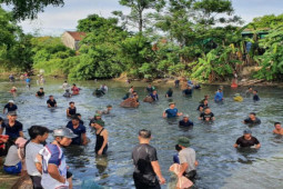 Tin tức trong ngày - ‘Nơm thủ’ thu tiền triệu sau vài giờ săn cá ở Nghệ An