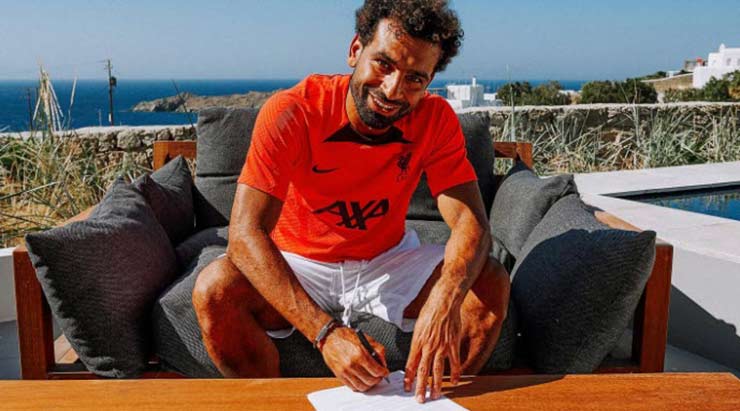 Mohamed Salah ký hợp đồng mới với Liverpool