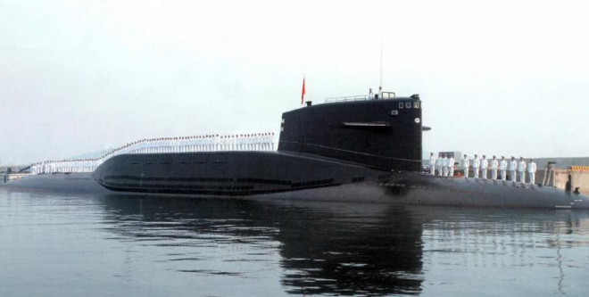 Tàu ngầm lớp Type 092 của Hải quân Nhân dân Trung Quốc.