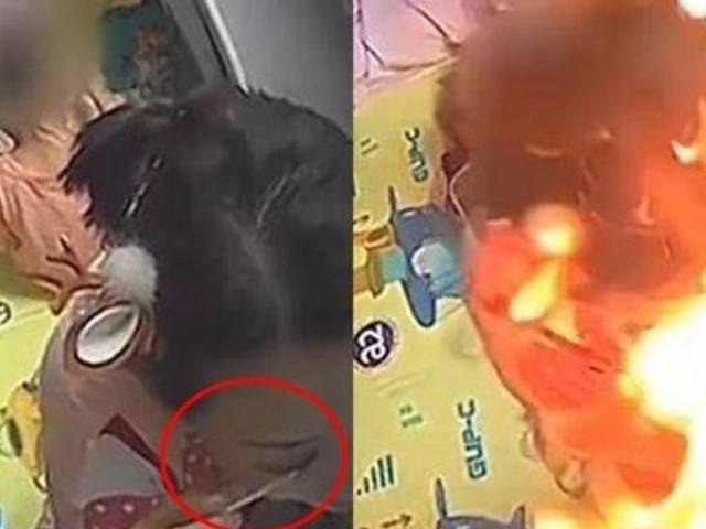 Phi thường - kỳ quặc - Người phụ nữ gặp sự cố hú hồn khi dùng bật lửa và bông ngoáy tai để uốn lông mi