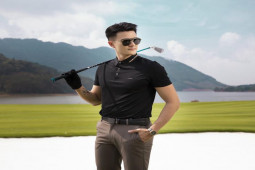 "Nam thần" Vĩnh Thụy chuộng thời trang chơi golf bảnh bao