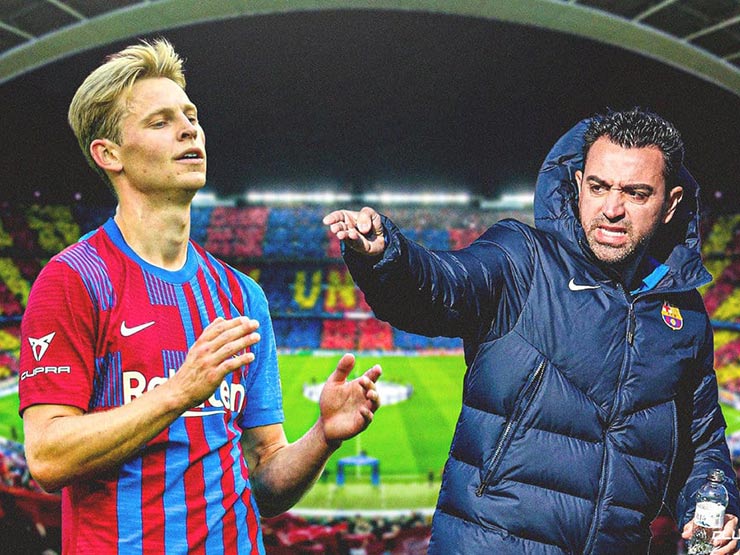 De Jong bị phát hiện liên tục nhắn tin với Ten Hag, Xavi ra yêu sách cho Barca
