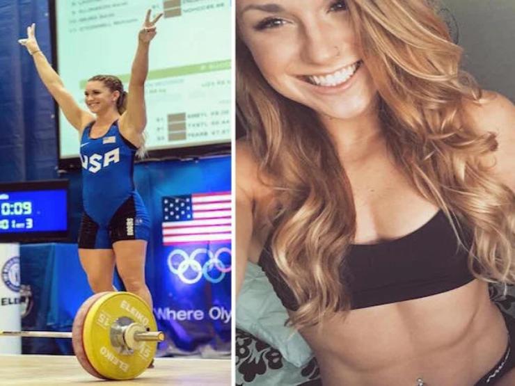 Thể thao - "Hoa khôi" cử tạ phá 3 kỷ lục sức mạnh của Mỹ trong cùng 1 ngày