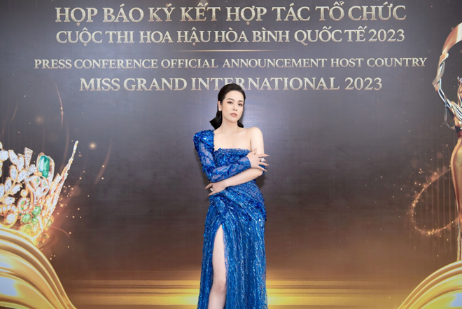 Nhật Kim Anh xuất hiện với tư cách là nhà tài trợ vàng cho Miss Grand International 2023 - 4