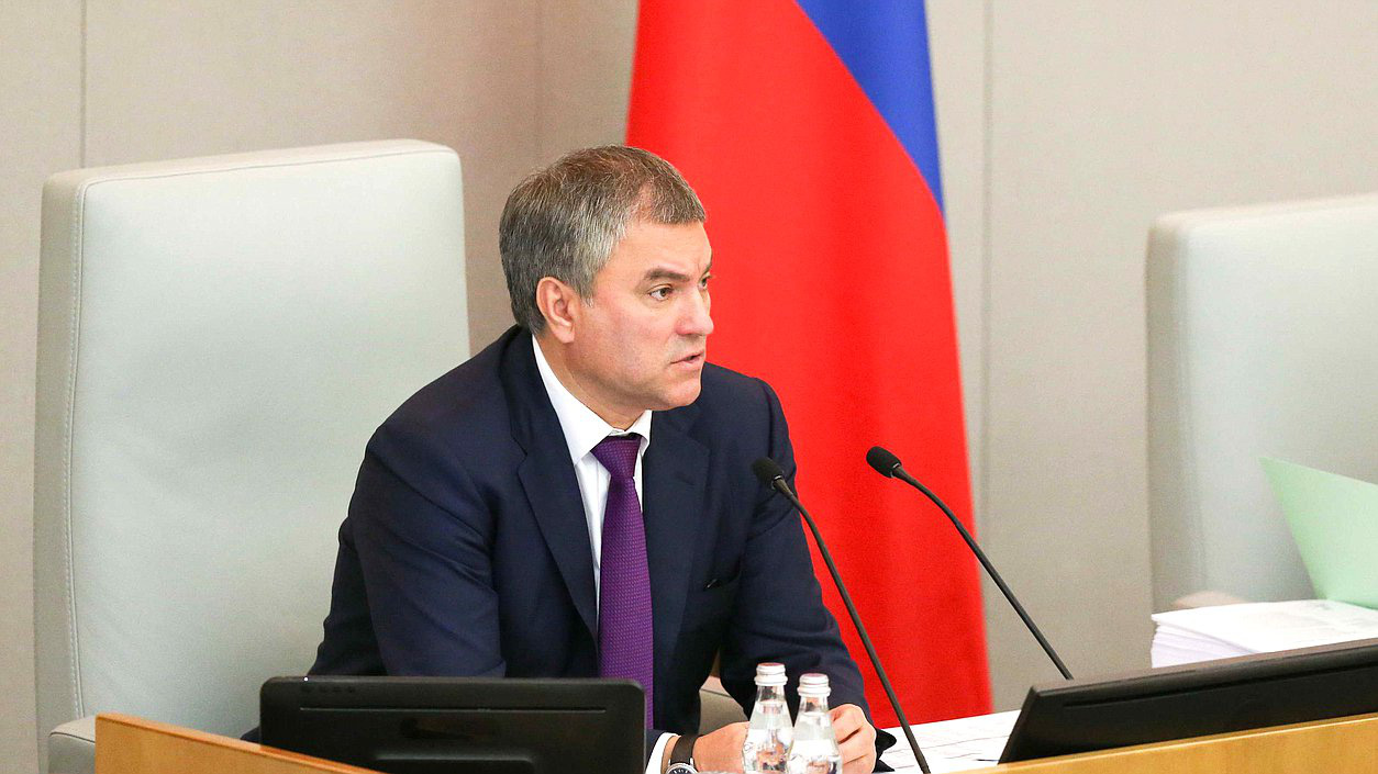 Chủ tịch Hạ viện Nga – ông Vyacheslav Volodin (ảnh: TASS)