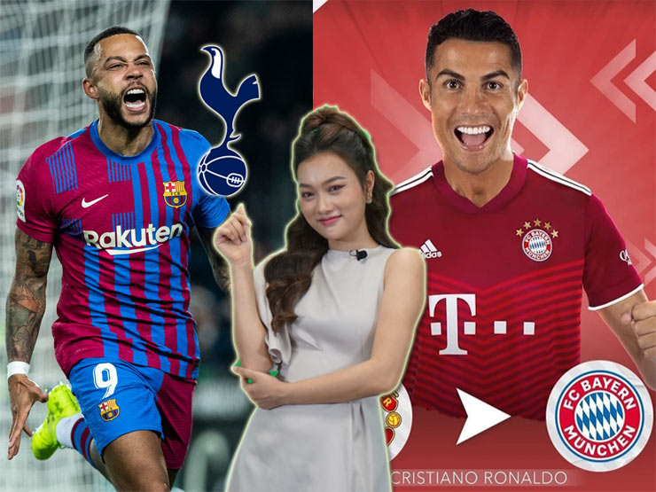 Bóng đá - Tottenham đón Depay thách thức Ngoại hạng Anh, Bayern đề nghị "khủng" mua Ronaldo (Clip 1 phút Bóng đá 24H)