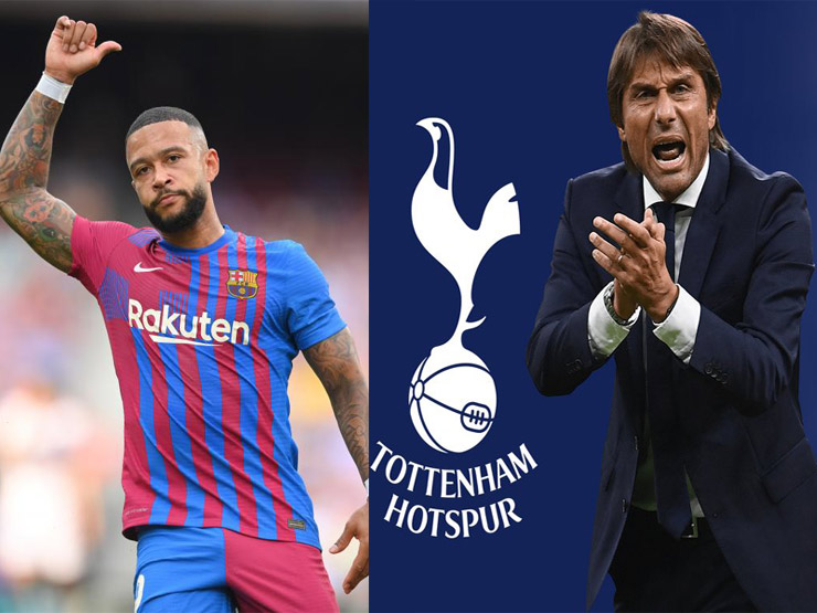 Bóng đá - Tottenham - Conte mua sắm "điên rồ", chốt Depay xây hàng công "khủng" nhất NHA