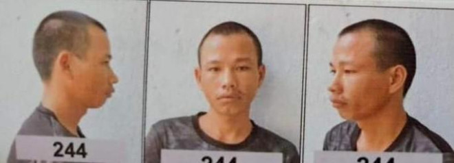 Phạm nhân Bùi Văn Út đã bị bắt lại (Ảnh do Trại giam cung cấp)