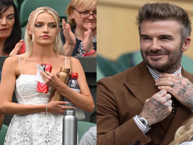 Thể thao - "Quý ông" Beckham và mỹ nhân 23 tuổi "tỏa sáng" trên khán đài Wimbledon