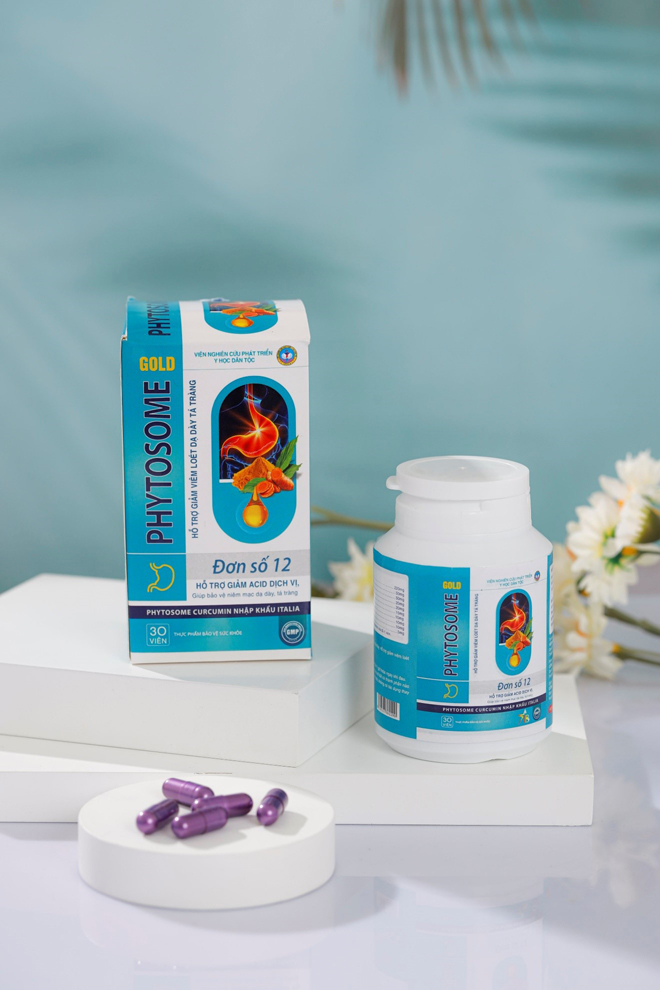 Phytosome Gold đơn số 12 - Hỗ trợ cải thiện các chứng bệnh về dạ dày