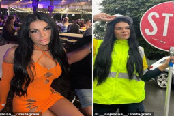 Bạn trẻ - Cuộc sống - Nữ nhân viên kiểm soát giao thông “nóng bỏng nhất” gây chú ý