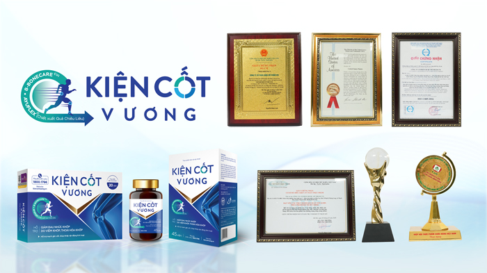 Kiện Cốt Vương được sản xuất tại Nhà máy đạt chuẩn công nghệ cao CVI Pharma