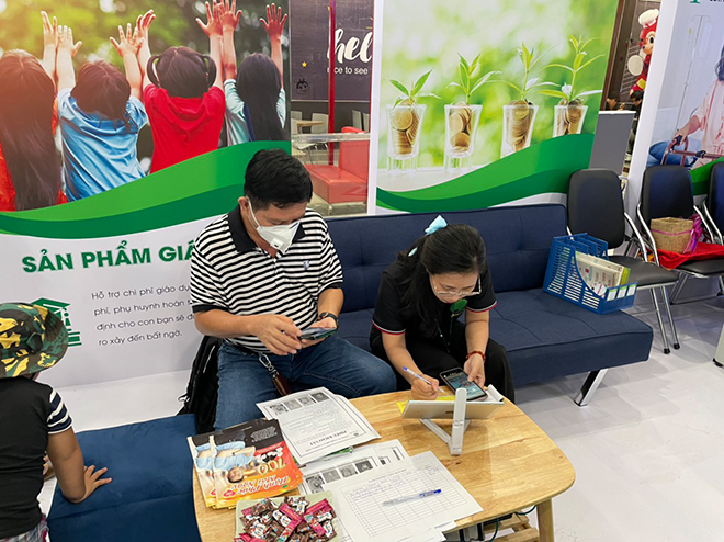 Mô hình gian hàng Bảo hiểm Nhân thọ Cathay tại Củ Chi - 5